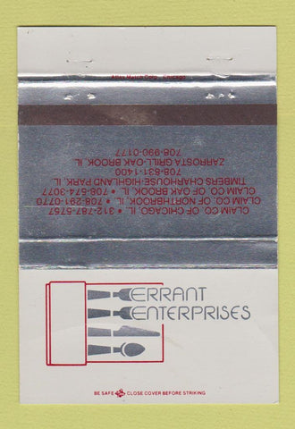 Matchbook Cover - Errant Enterprises Chicago IL WEAR 40 Strike