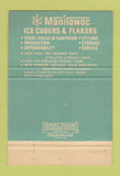 Matchbook Cover - Manitowoc Ice Machines WI 40 Strike