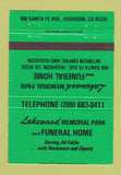 Matchbook Cover - Lakewood Memorial Park Funeral Home Hughson CA 40 Strike
