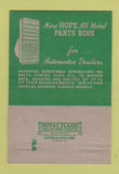 Matchbook Cover - Hope Metal Products Cleveland OH Bob Hope 40 Strike