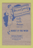Matchbook Cover - Wallace Siegel Women's Clothes Cleveland OH girlie 40 Strike