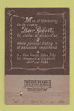 Matchbook Cover - Dave Roberts Detroit MI Men's Clothes 40 Strike