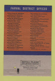 Matchbook Cover - Farval Lubrication Cleveland OH WORN 40 Strike
