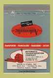 Matchbook Cover - Automatic Electric Trucks Nook O'Neill Cleveland OH 40 Strike