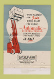 Matchbook Cover - Automatic Electric Trucks Nook O'Neill Cleveland OH 40 Strike