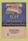 Matchbook Cover - Eljer Plumbing Fixtures Hobbs Littlefield TX 40 Strike