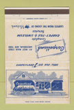 Matchbook Cover - Carpet Land linoleum Amsterdam NY 40 Strike