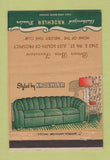 Matchbook Cover - Kroehler Furniture Brown Bros 40 Strike