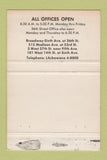 Matchbook Cover - Greenwich Savings Bank New York City 40 Strike