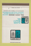 Matchbook Cover - Oliver Real Estate Pittsburgh PA 40 Strike