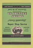 Matchbook Cover - Shelby Electric Jackson MS 40 Strike