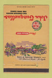 Matchbook Cover - John Tusquellas Meats Los Angeles CA 40 Strike