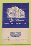 Matchbook Cover - Forest Abbott Food Brokers Greenville SC 40 Strike