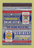Matchbook Cover - Blue Wing Flour Veribest Hopkinsville KY 40 Strike