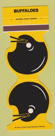 Matchbook Cover - Buffaloes Giddings TX 1980 Bank