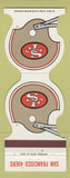 Matchbook Cover - San Francisco 49ers Football Credit Union 1982