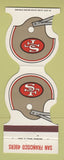 Matchbook Cover - San Francisco 49ers Football 1980 Antioch Credit Union