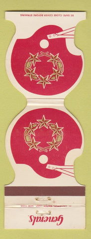 Matchbook Cover - New Jersey Generals USFL Football 1984 WEAR