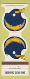 Matchbook Cover - San Diego Chargers Football 1982 Moby's Briler Point Loma CA