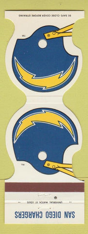 Matchbook Cover - San Diego Chargers Football 1981 Training Table
