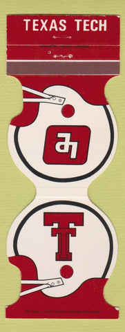 Matchbook Cover - Texas Tech Red Raiders Football 1981 Lubbock Power