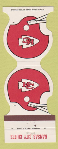 Matchbook Cover - Kansas City Chiefs Football 1985 Fuzzy's Sports Bar