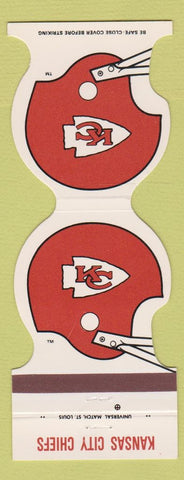 Matchbook Cover - Kansas City Chiefs Football 1982 Burt Frederick Himes