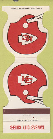 Matchbook Cover - Kansas City Chiefs Football 1981 ICX