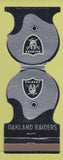 Matchbook Cover - Oakland Raiders Football 1970 Schedule Elegant Farmer WEAR