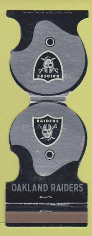 Matchbook Cover - Oakland Raiders Football 1970 Schedule Elegant Farmer WEAR
