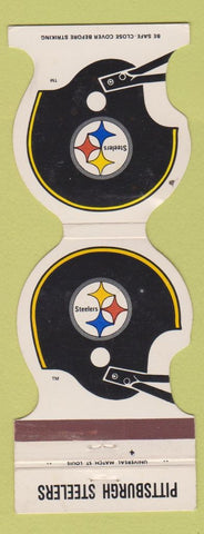 Matchbook Cover - Pittsburgh Steelers Football 1985 Sewickley Savings PA
