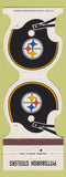 Matchbook Cover - Pittsburgh Steelers Football 1981 Hancock County Savings