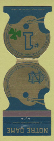 Matchbook Cover - Notre Dame Football 1986 Holiday Inn South Bend IN
