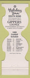 Matchbook Cover - Notre Dame Football 1986 Holiday Inn South Bend IN