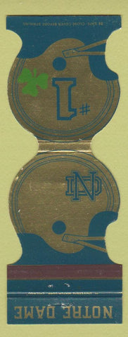 Matchbook Cover - Notre Dame Football 1985 Summit Club South Bend IN
