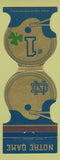 Matchbook Cover - Notre Dame Football 1984 South Bend Economic Development