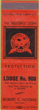 Matchbook Cover - Matchbook Cover Moose Lodge West Chester PA
