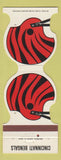 Matchbook Cover - Cincinnati Bengals Football 1982 Kemba Credit Union #1