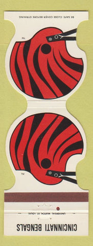 Matchbook Cover - Cincinnati Bengals Football 1982 Kemba Credit Union #1