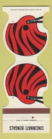 Matchbook Cover - Cincinnati Bengals Football 1982 Kemba Credit Union #2