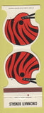 Matchbook Cover - Cincinnati Bengals Football 1982 Kemba Credit Union