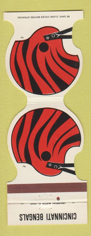 Matchbook Cover - Cincinnati Bengals Football 1982 Kemba Credit Union