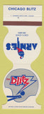Matchbook Cover - Chicago Blitz USFL Football Arnie's 1983 Chicago IL
