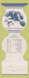Matchbook Cover - Michigan Wolverines Football 1978 1979