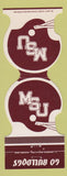 Matchbook Cover - Mississippi State Football 1983 Harry Meyer Meridian MS