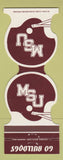 Matchbook Cover - Mississippi State Football 1982 Harry Meyer Meridian MS