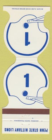 Matchbook Cover - Penn State Nittany Lions Football 1981 Stage College PA Books