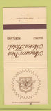 Matchbook Cover - America West Motor Hotels Seattle WA Portland OR 30 Strike