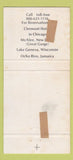 Matchbook Cover - Towers Hotel Chicago IL 30 Strike