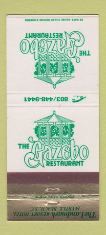 Matchbook Cover - Gazebo Restaurant Myrtle Beach SC 30 Strike